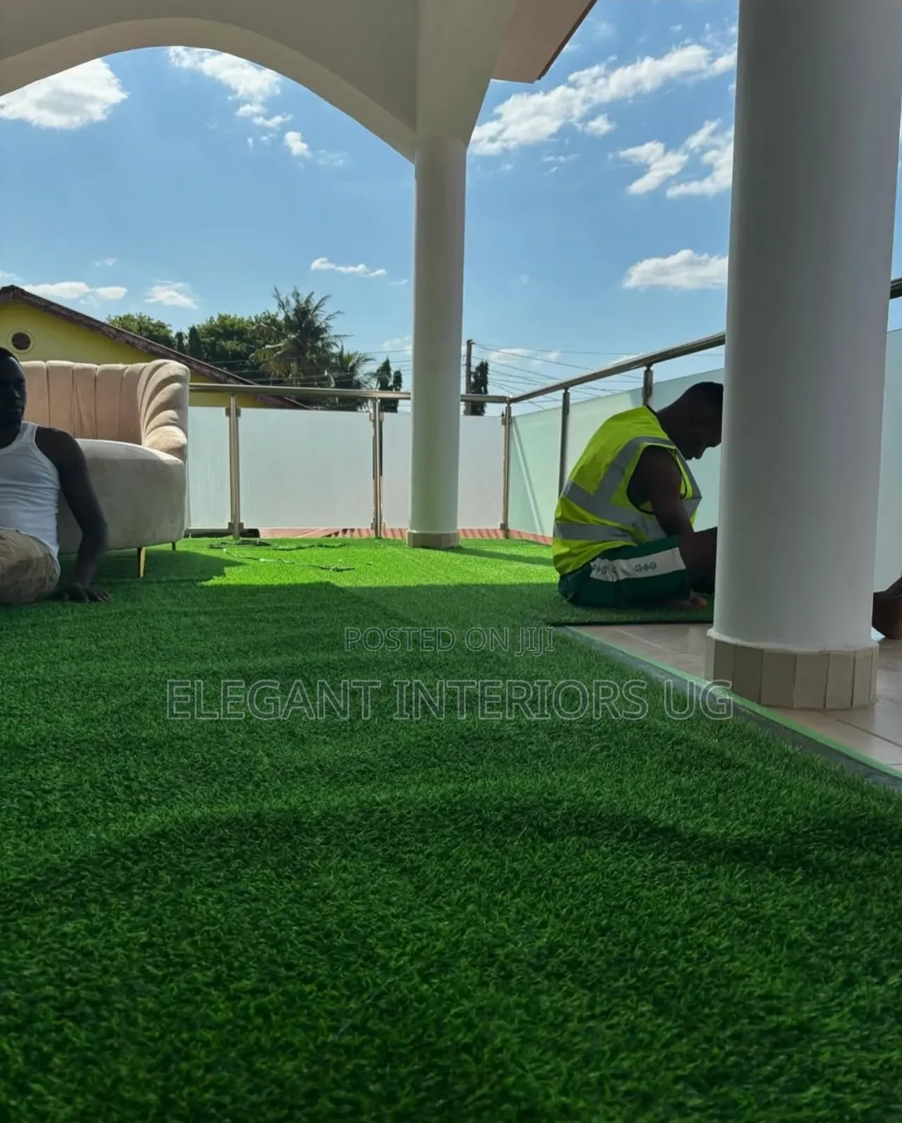 Artificial Grass Carpets for Play Grounds at Balconies Plus Compounds