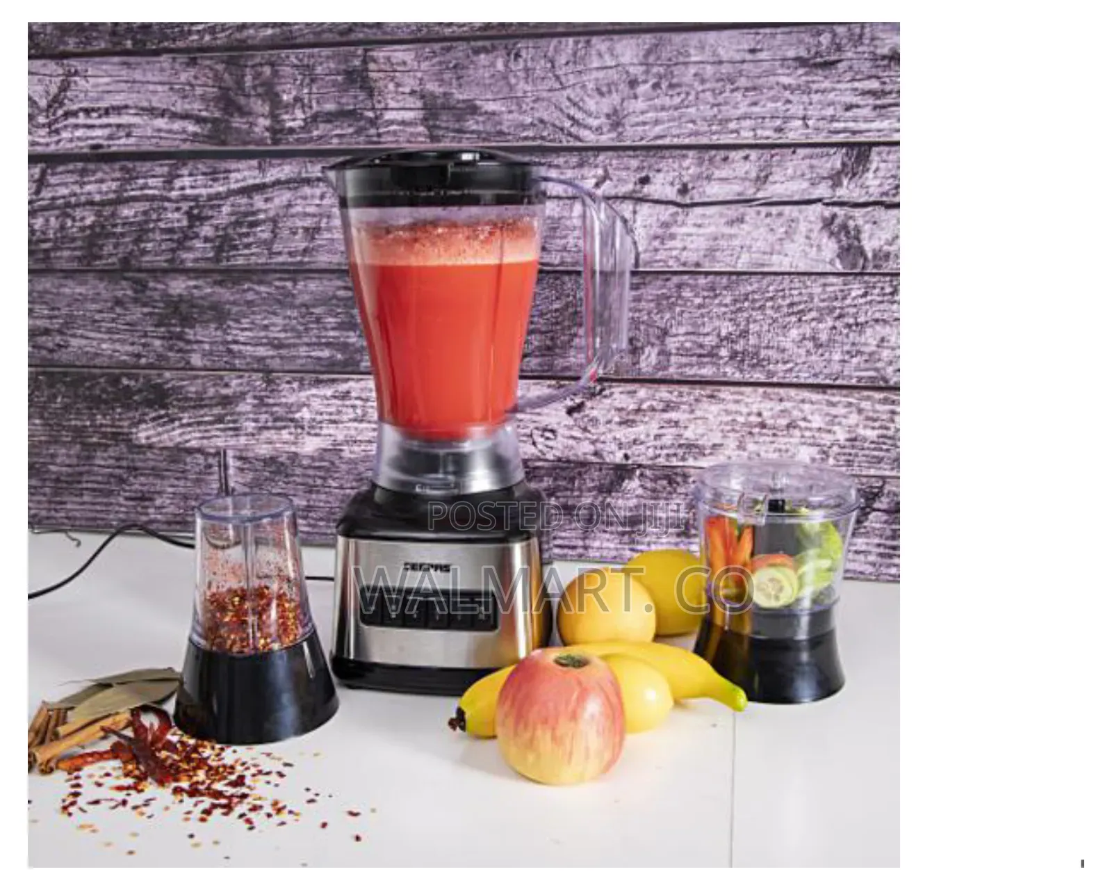 Geepas 3 in 1 500w Stainless Steel Blender