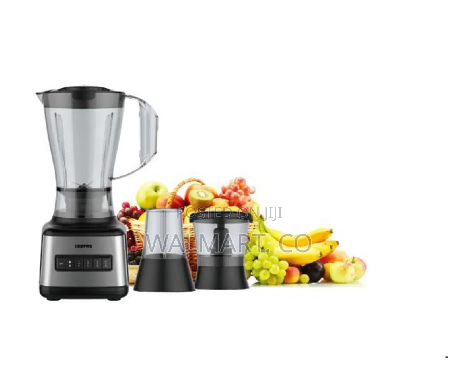 Geepas 3 in 1 500w Stainless Steel Blender