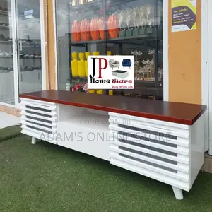 Tv Stand Brown and White 6ft