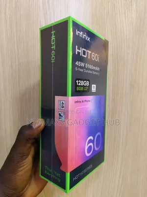 New Infinix Hot 60i 128 GB Black