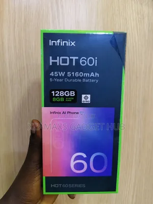 New Infinix Hot 60i 128 GB Black