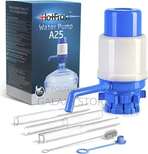 Manual Water Pump for 5 Gallon Bottle Universal Fit Water Dispenser
