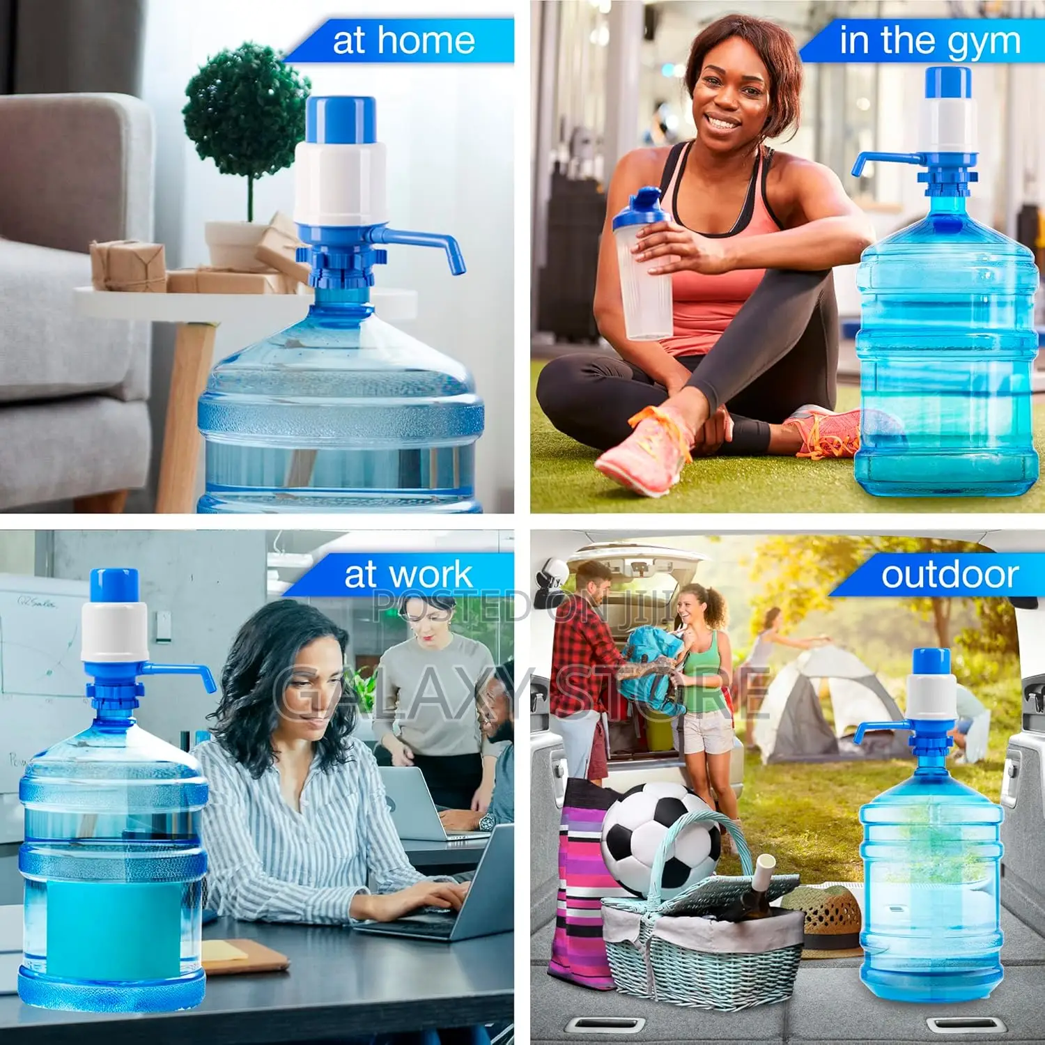 Manual Water Pump for 5 Gallon Bottle Universal Fit Water Dispenser