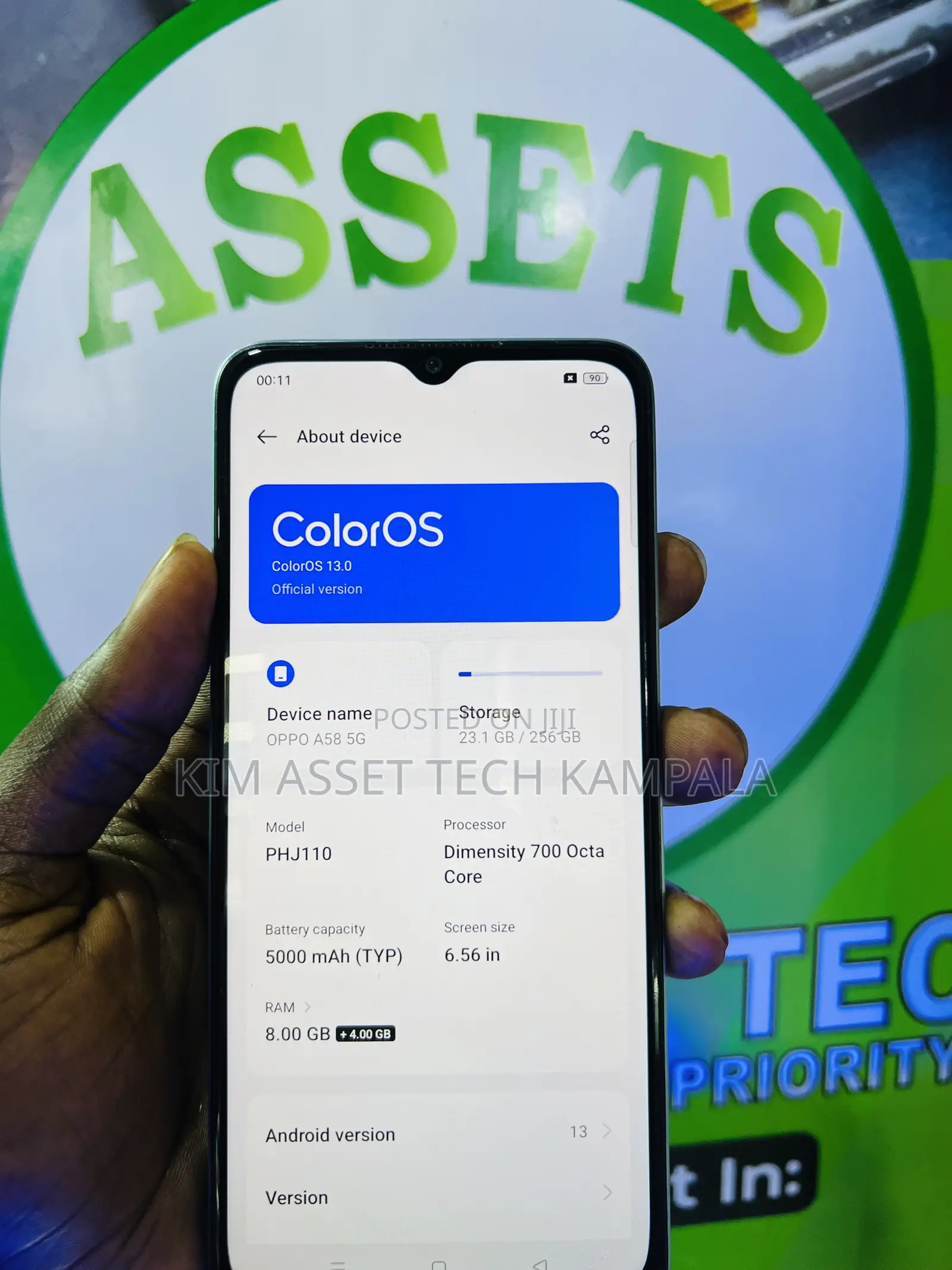Oppo A58 256 GB Blue