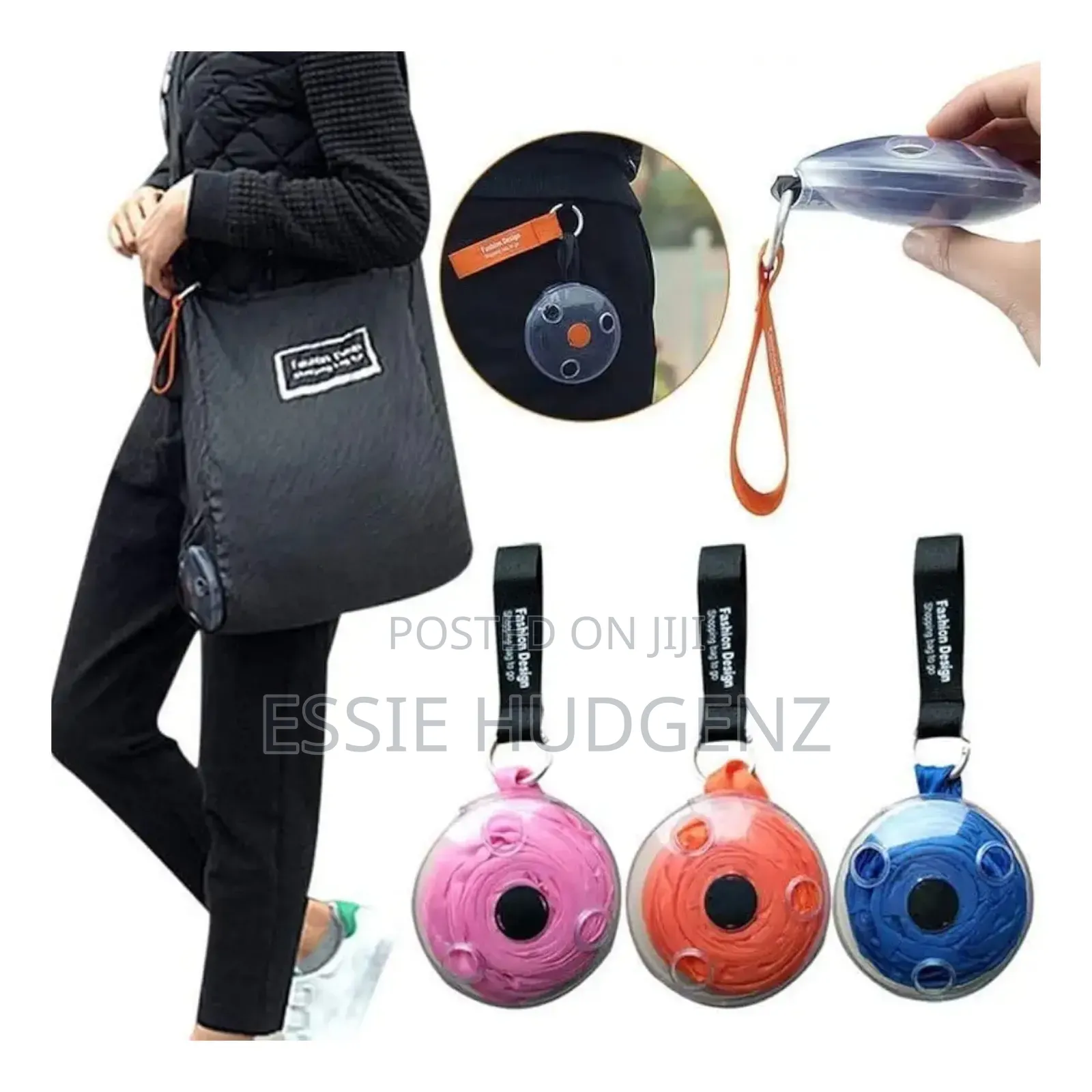 Resuable Foldable Shopping Bag,Roll Up Bag
