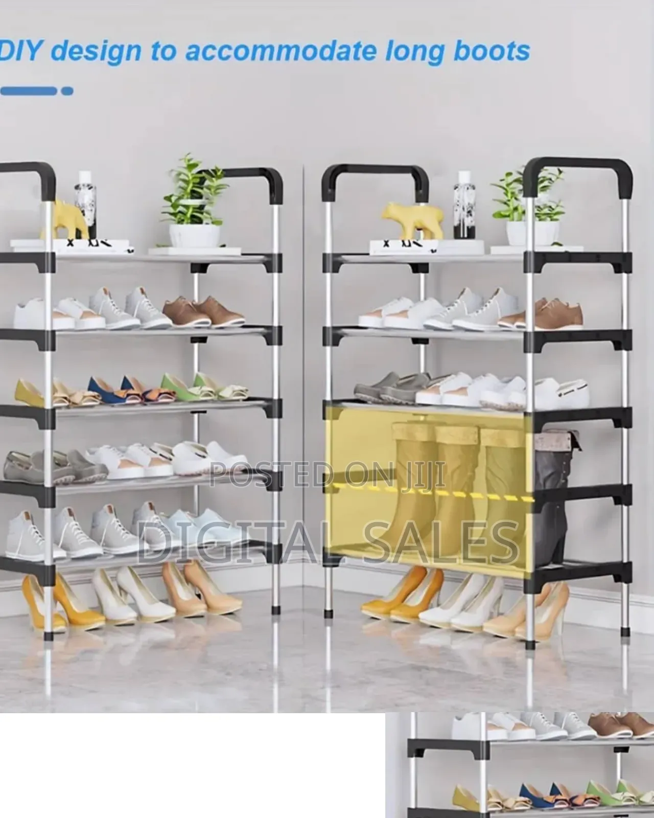 Multi Layer Strong Metallic Shoe Rack