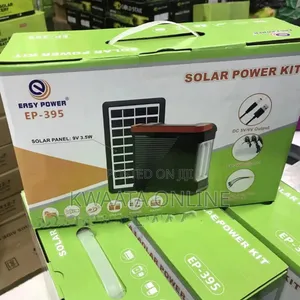 25w Easy Power Solar Lighting System Generator Kit,Fm Radio, 3led Bulb