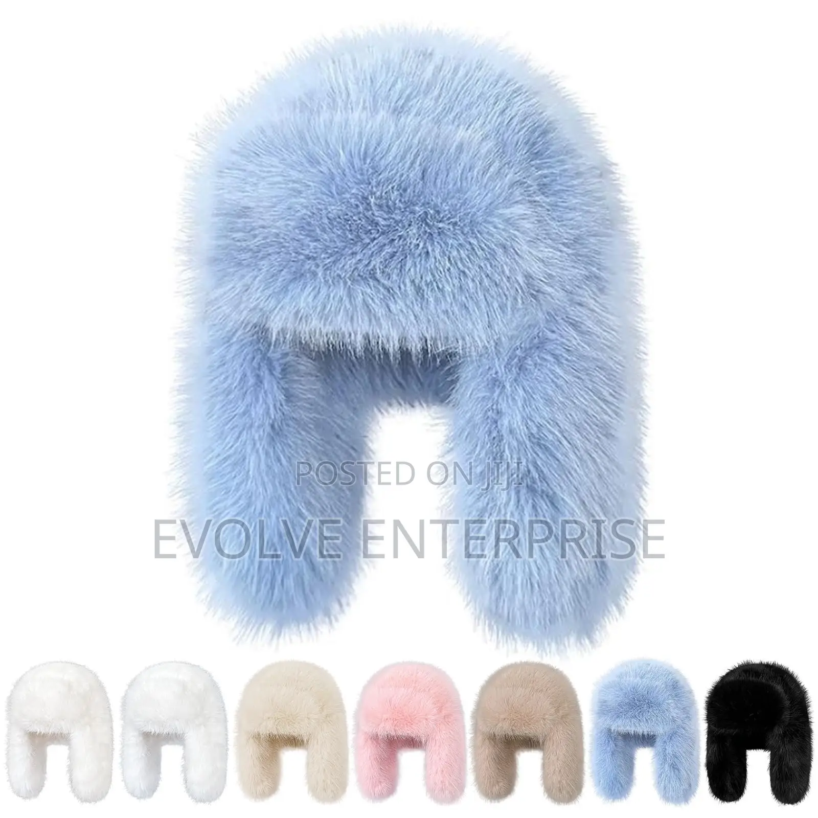 Peicees Winter Fur Hats for Women Ladies With Ear Flaps