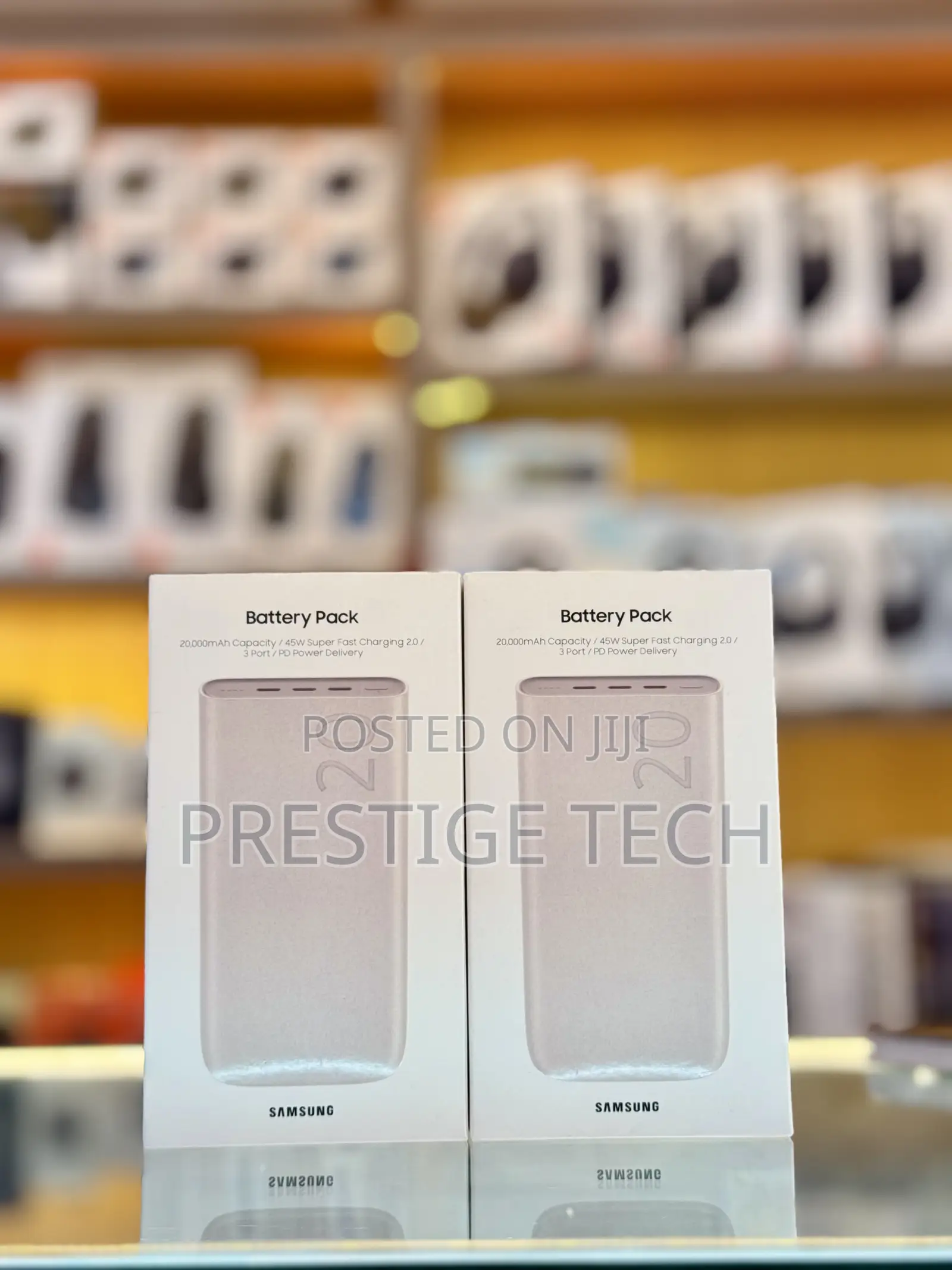 Samsung Battery Pack 20000mah 45w Power Bank With Super Fast Charging