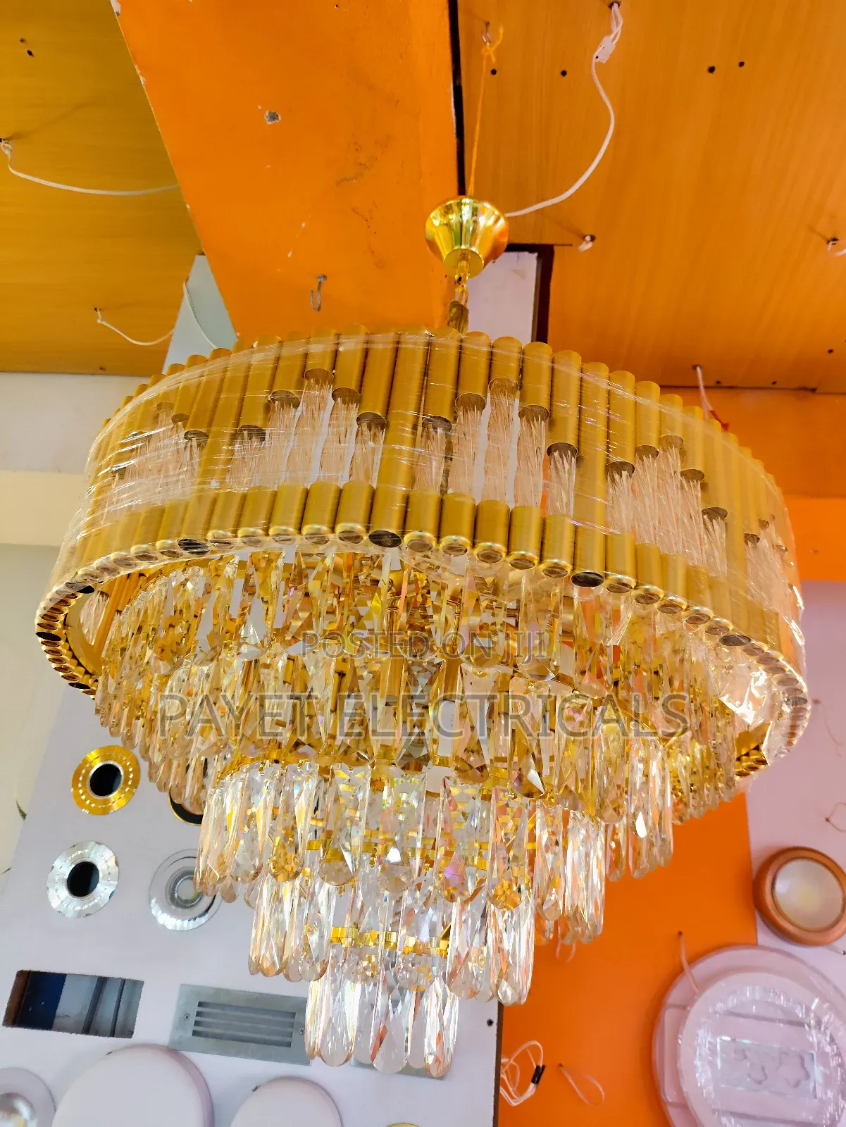 Lillestom Modern Gold Chandelier