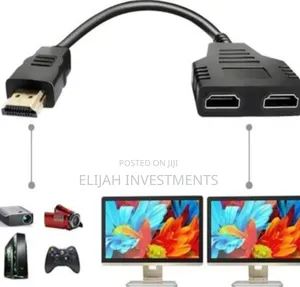 Hdmi Cable Splitter 1 in 2 Out Hdmi Adapter Cable
