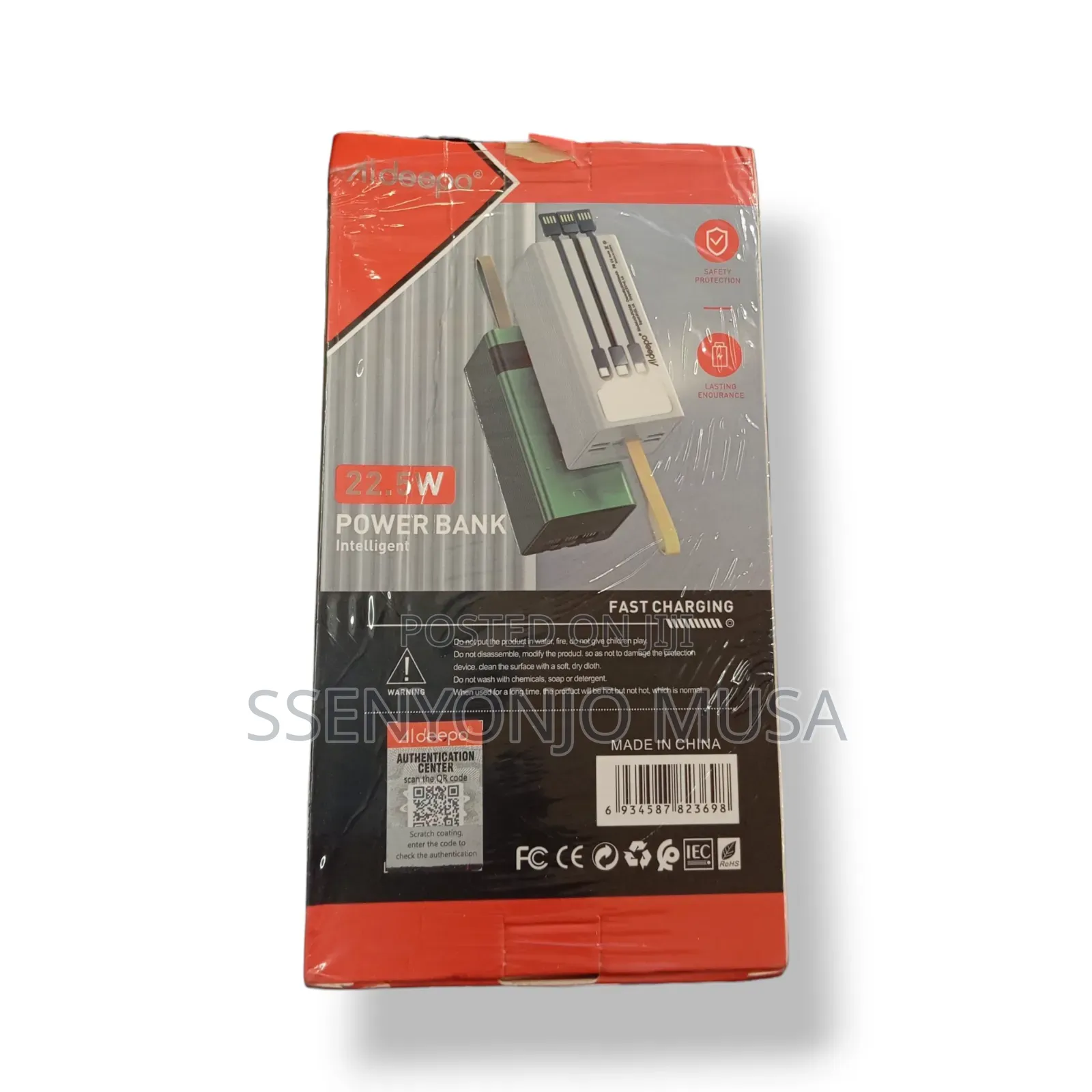 Aldeepo 50000mah Power Bank With 22.5w Fast Charging
