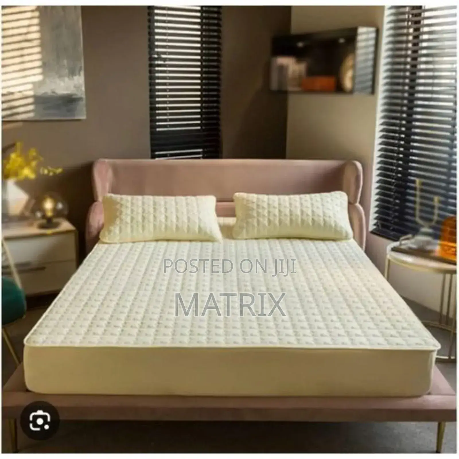 6x6 Quilted Waterproof Mattress Protector