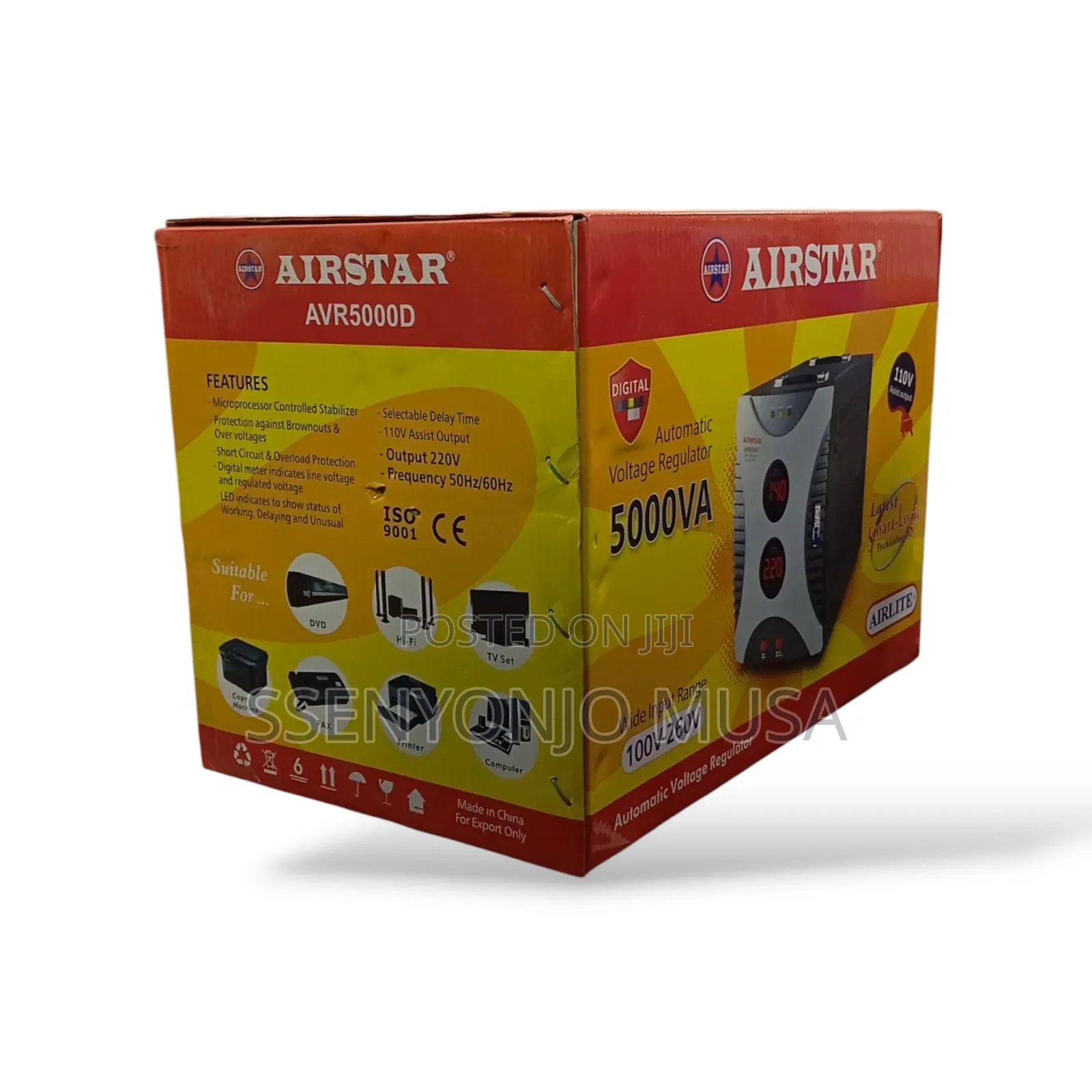 Airstar 5000va Voltage Stabilizer for Electronics