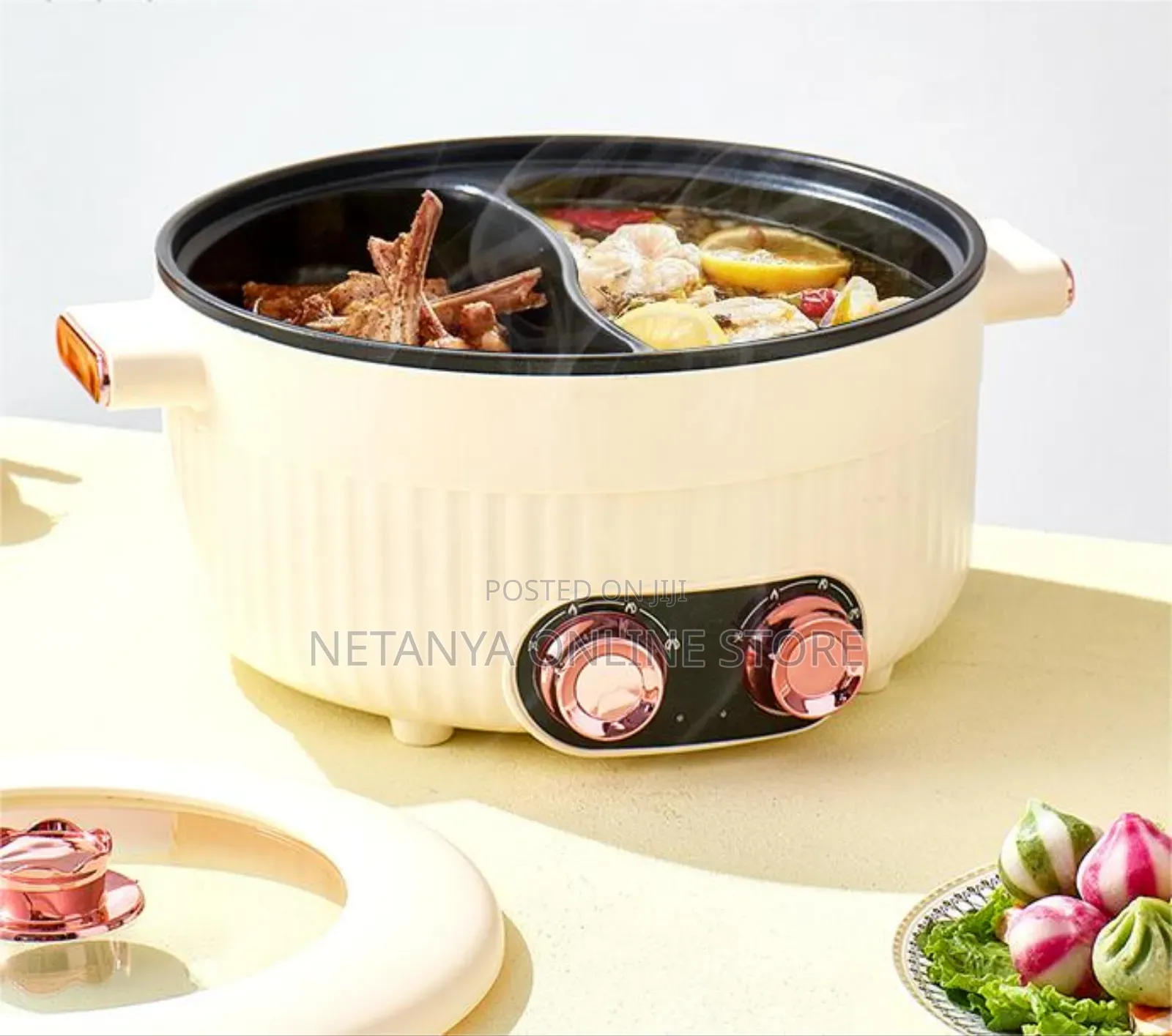 Double Electric Cooking Pot