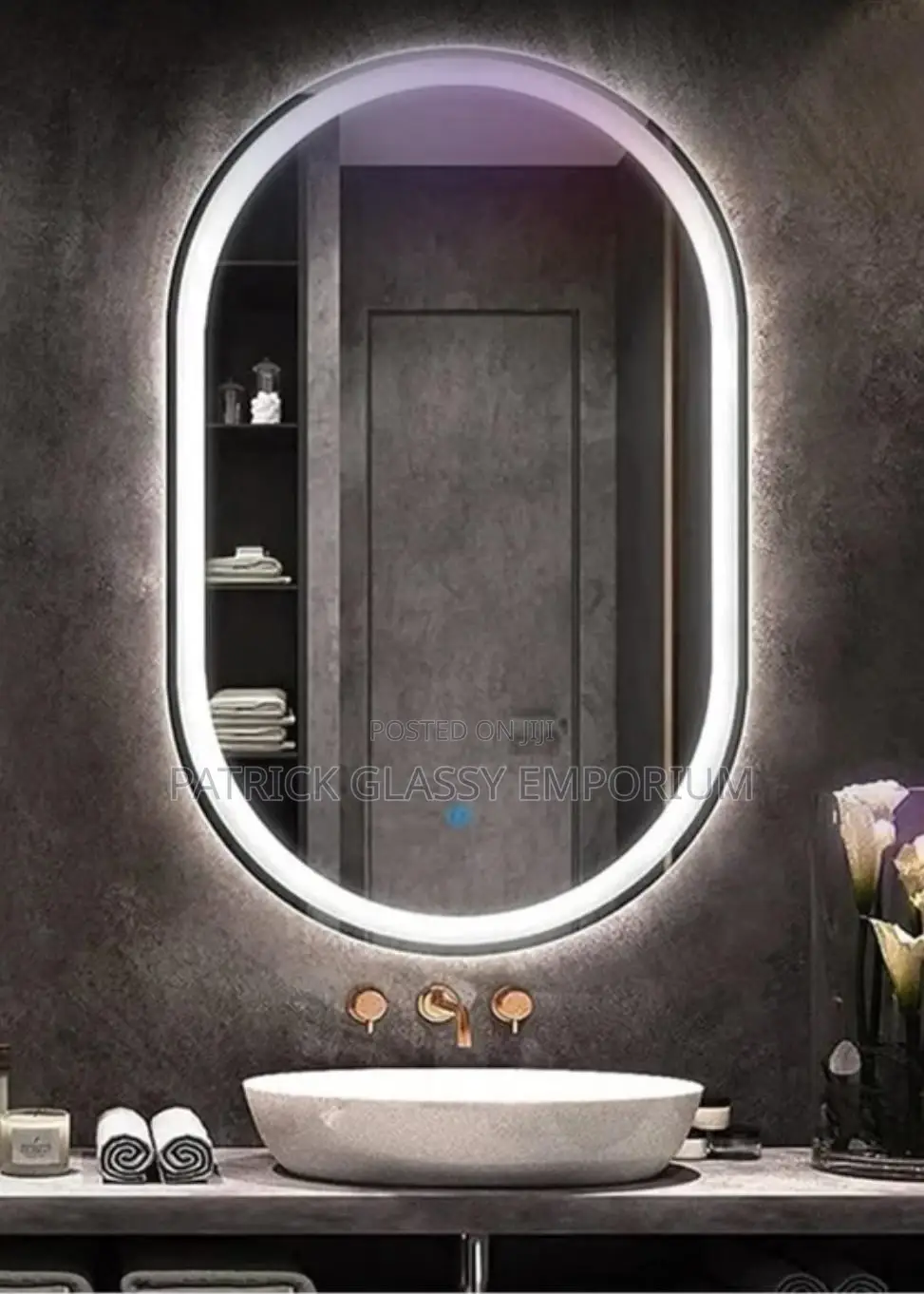 Oval Lighting Mirror