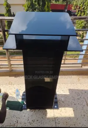 Black Broad Desk