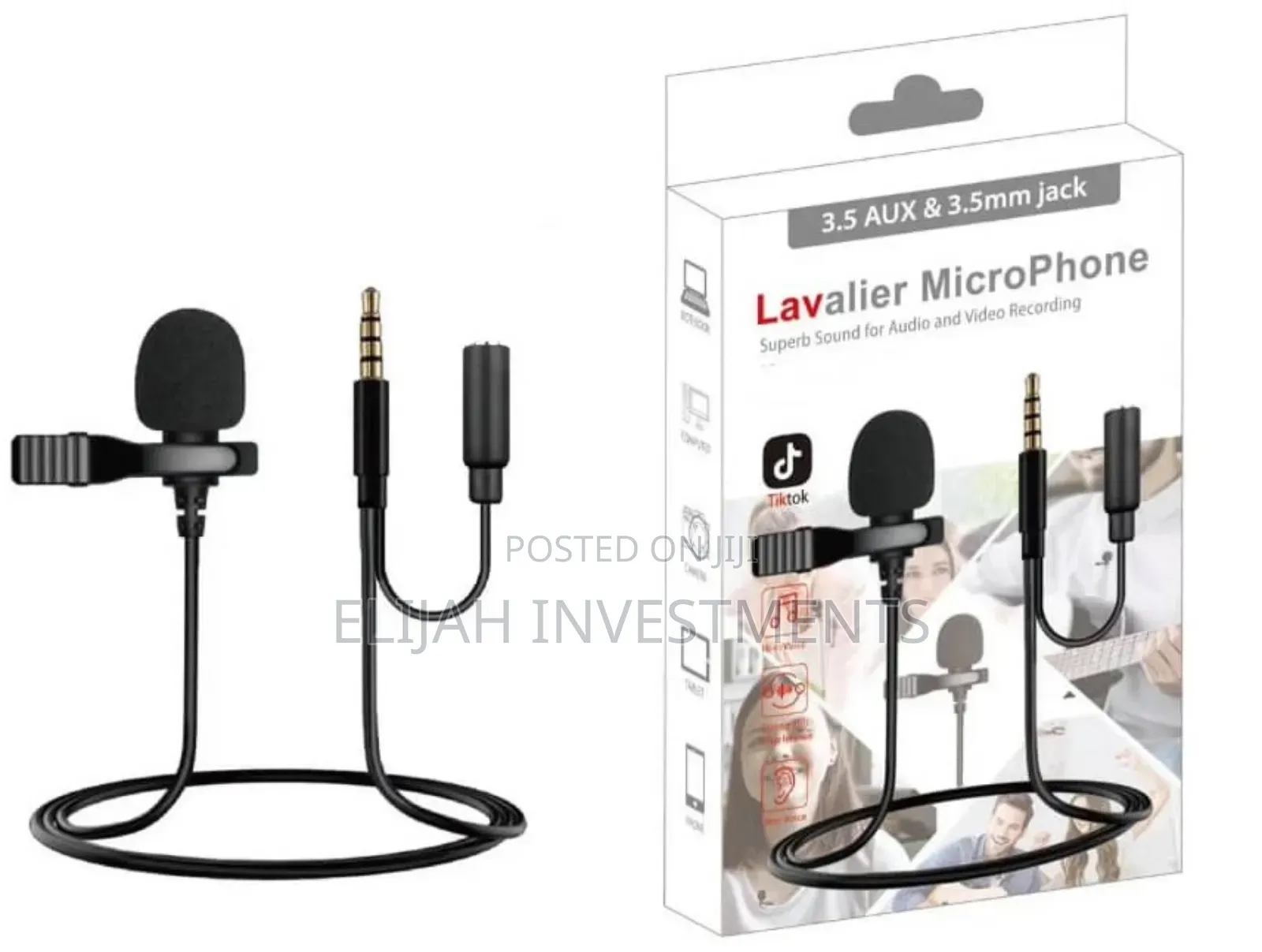3.5mm Aux Lavalier Microphone