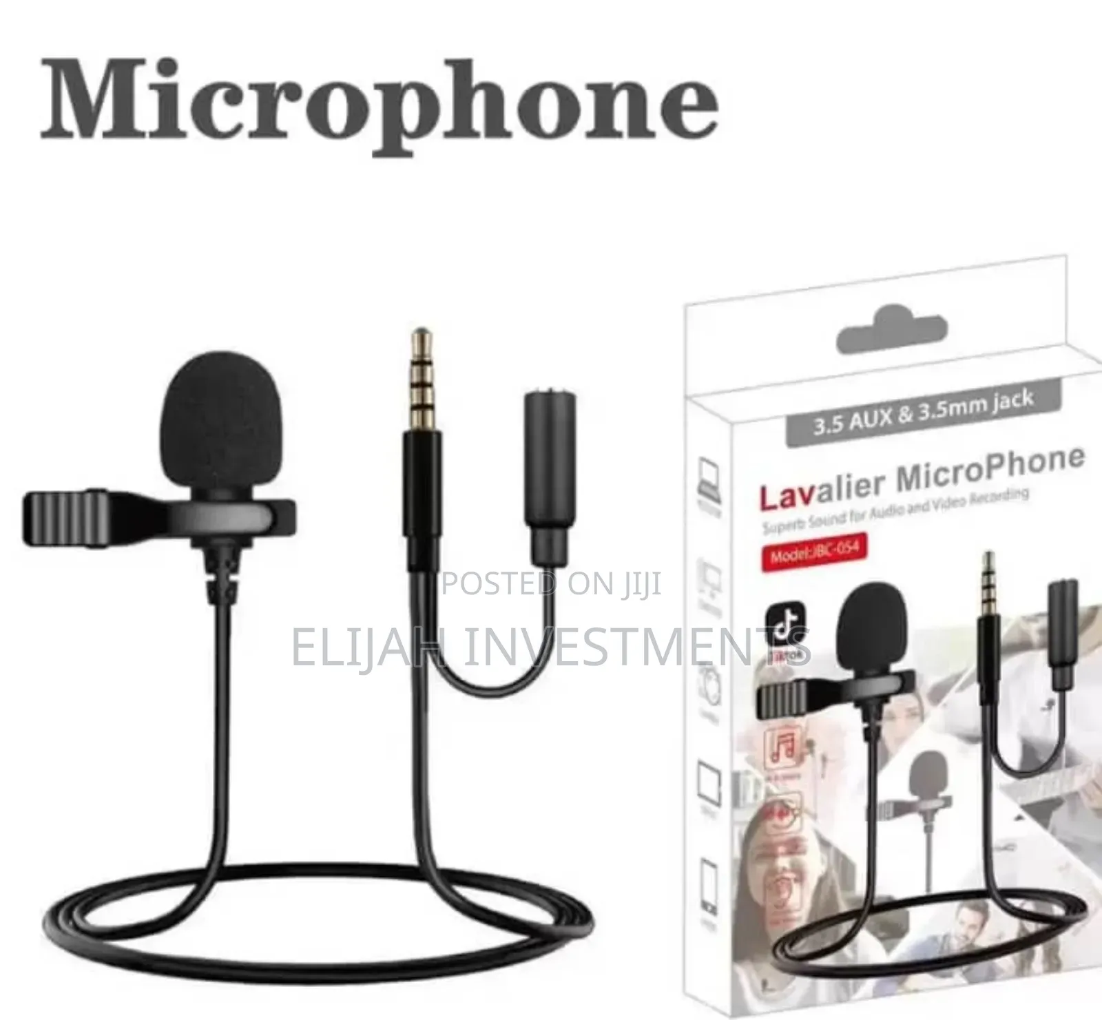 3.5mm Aux Lavalier Microphone