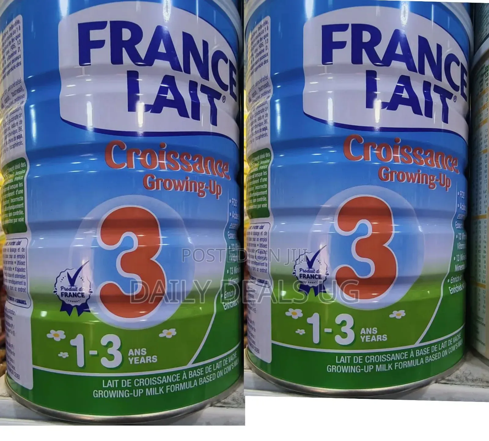 France Lait Milk Baby Powder 1-3 Ans Year