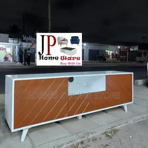 Tv Stand Unit White and Cherry