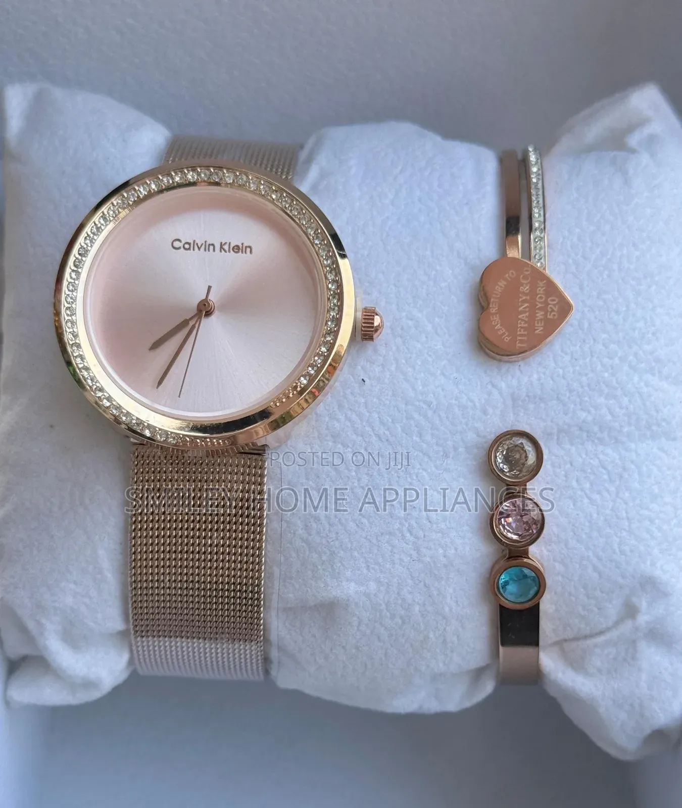 Rose Gold Calvin Klein Ladies' Wrist Analog Time Piece at Cut Price