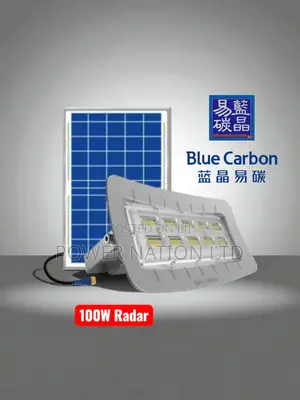 100w Solar Flood Light (Blue Carbon Radar Brand)