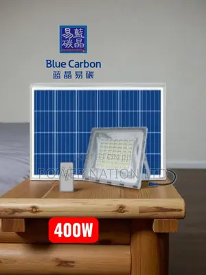 400w Blue Carbon Wawa Solar Flood Light Hometech