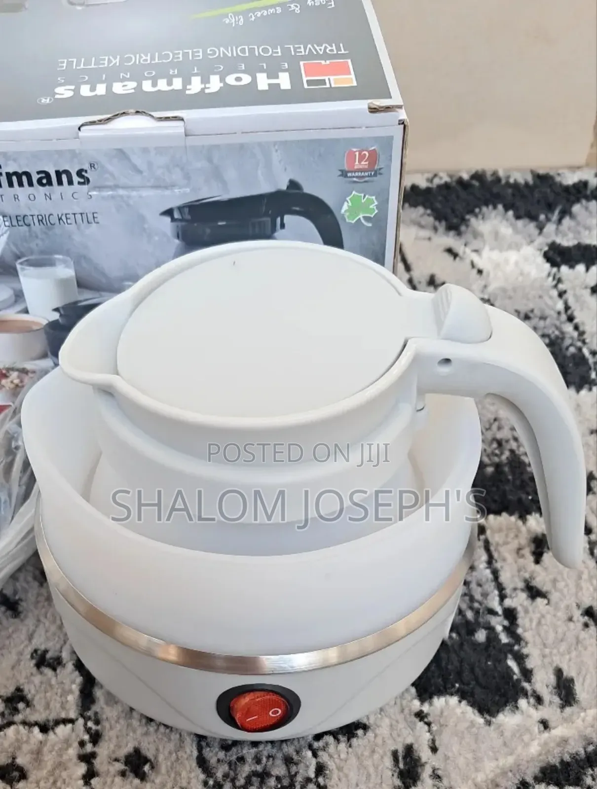 Travel Folding Electric Kettle - White