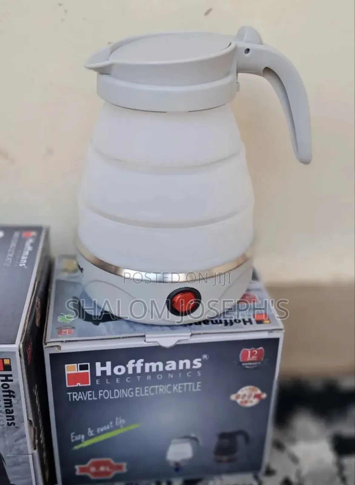 Travel Folding Electric Kettle - White