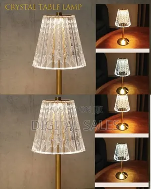 Crystal Table Lamp, Bedside Crystal Table Lamp