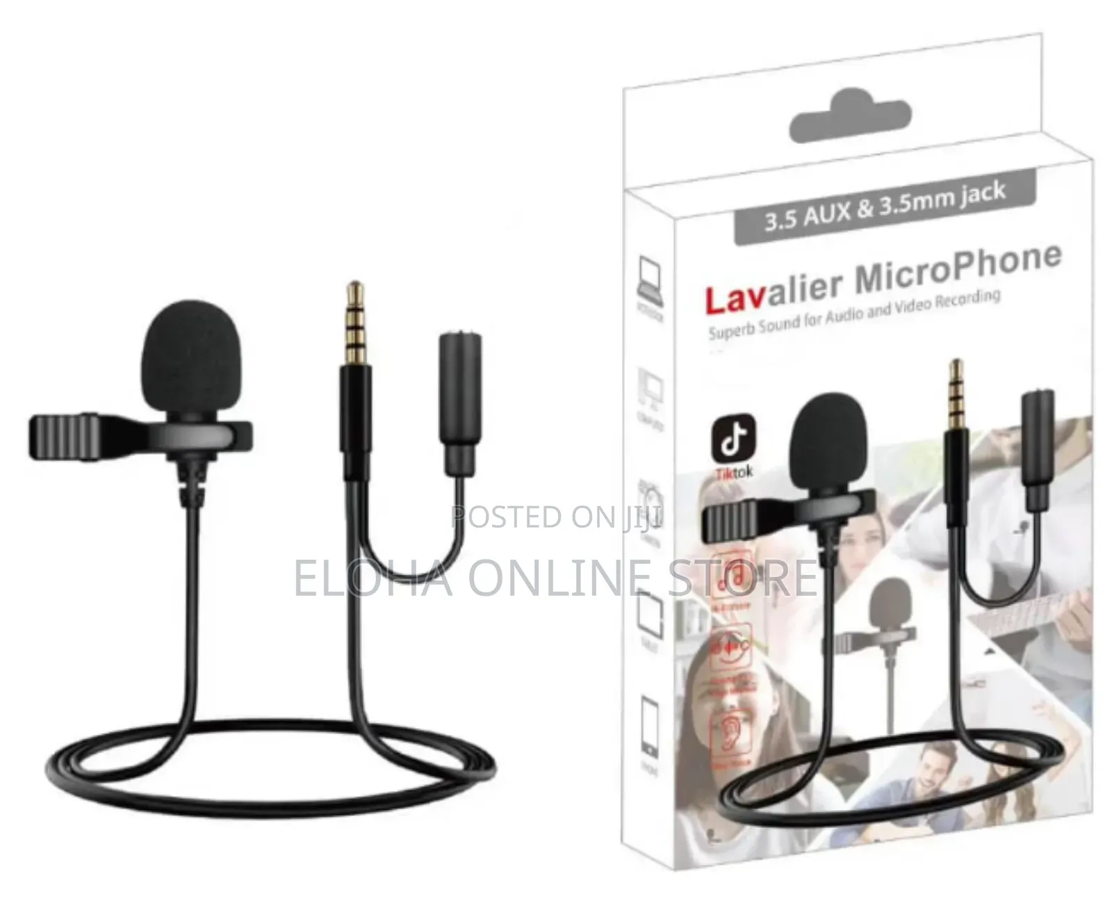 3.5mm Aux Lavalier Microphone