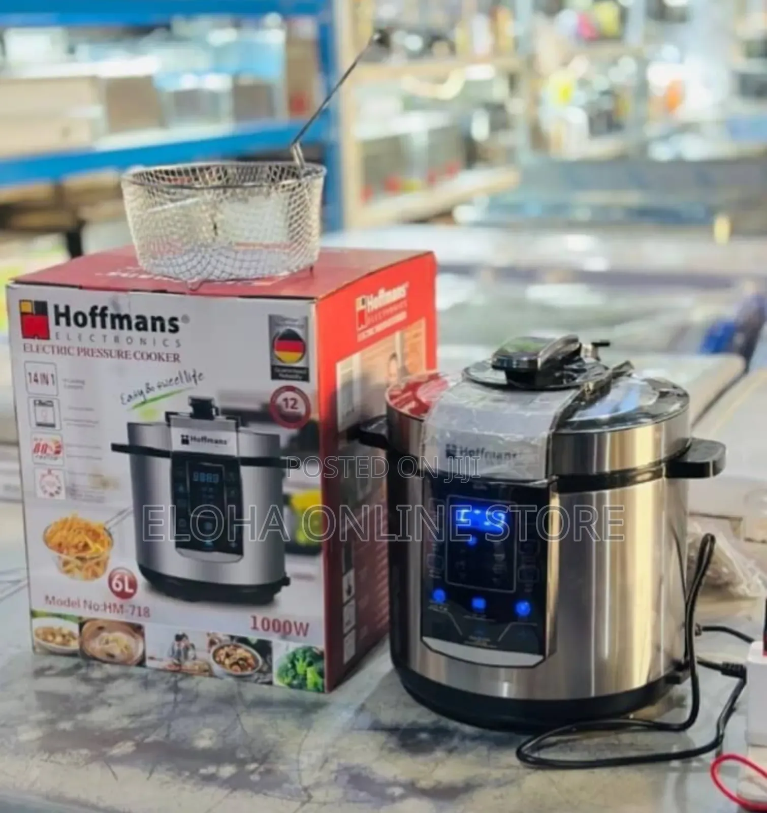 Hoffmans Hm-718 6l Electric Pressure Cooker