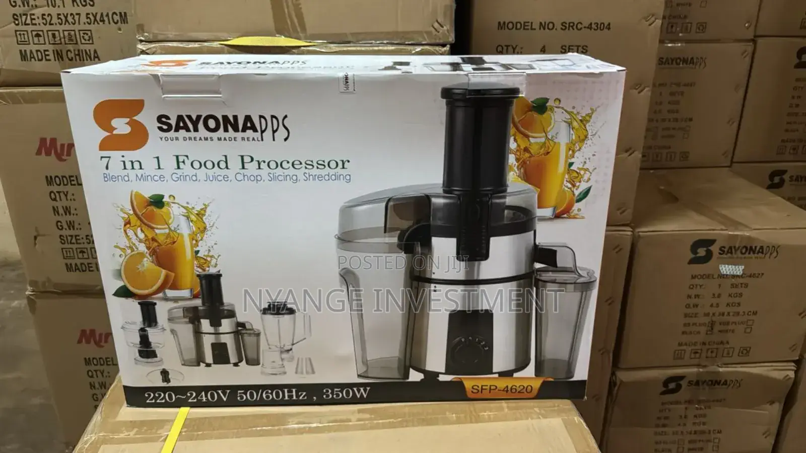 Sayona 7 in 1 Food Processor and Juicer