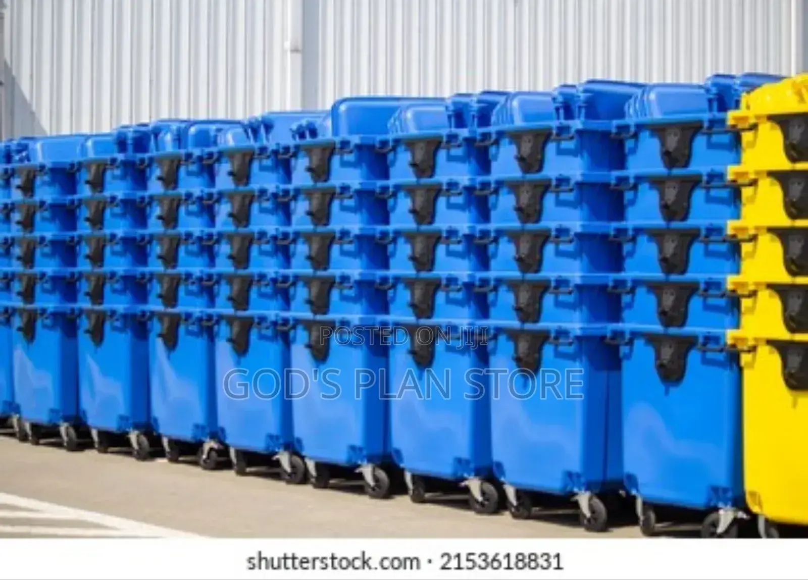 660litres Plastic Dust Bins