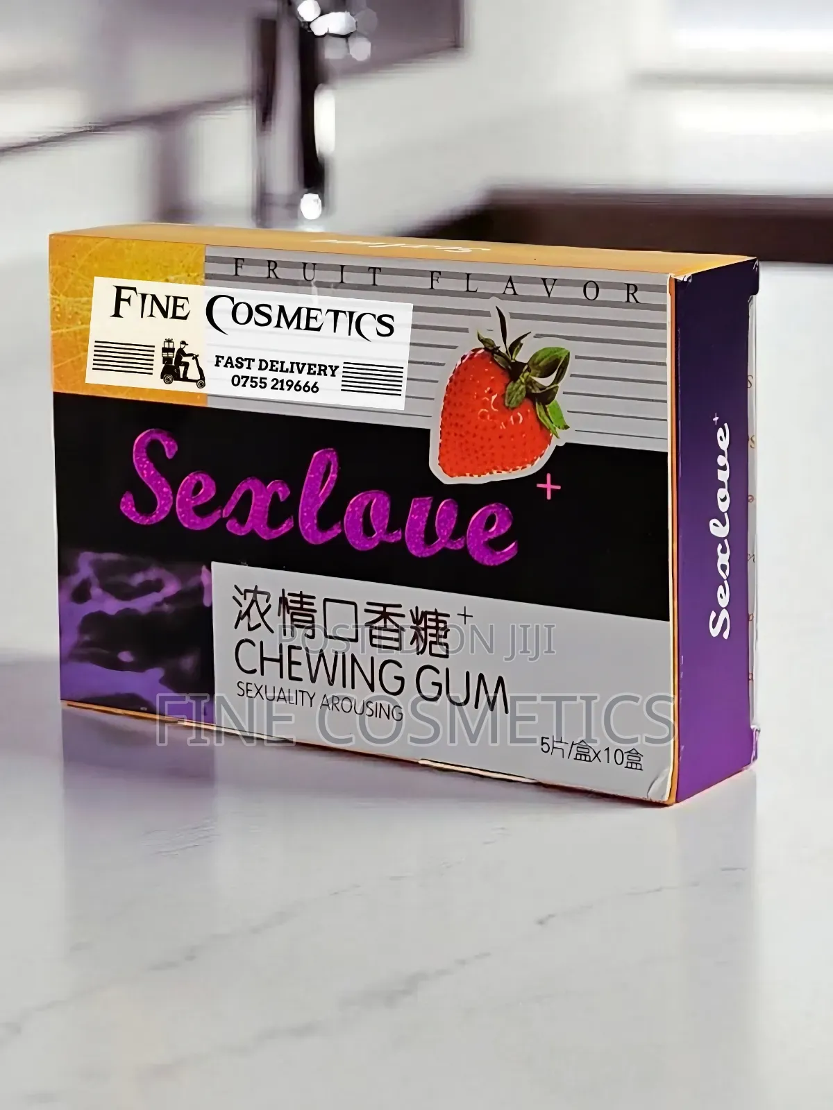 Full Box, Sex Love Unisex Arousal Chewing Gum Sex Erotic Libido Boost