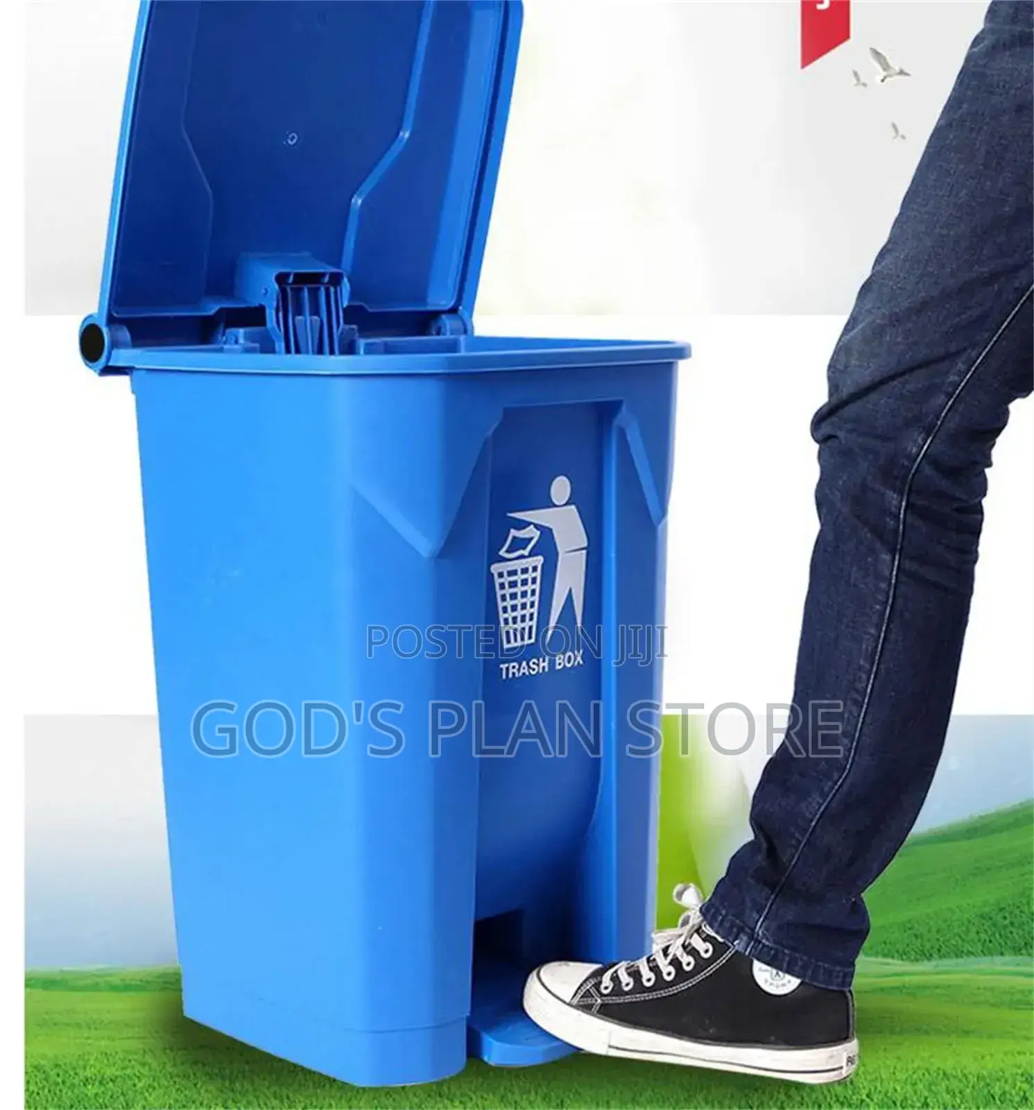 Brooks Pedal Waste Bins 80litres