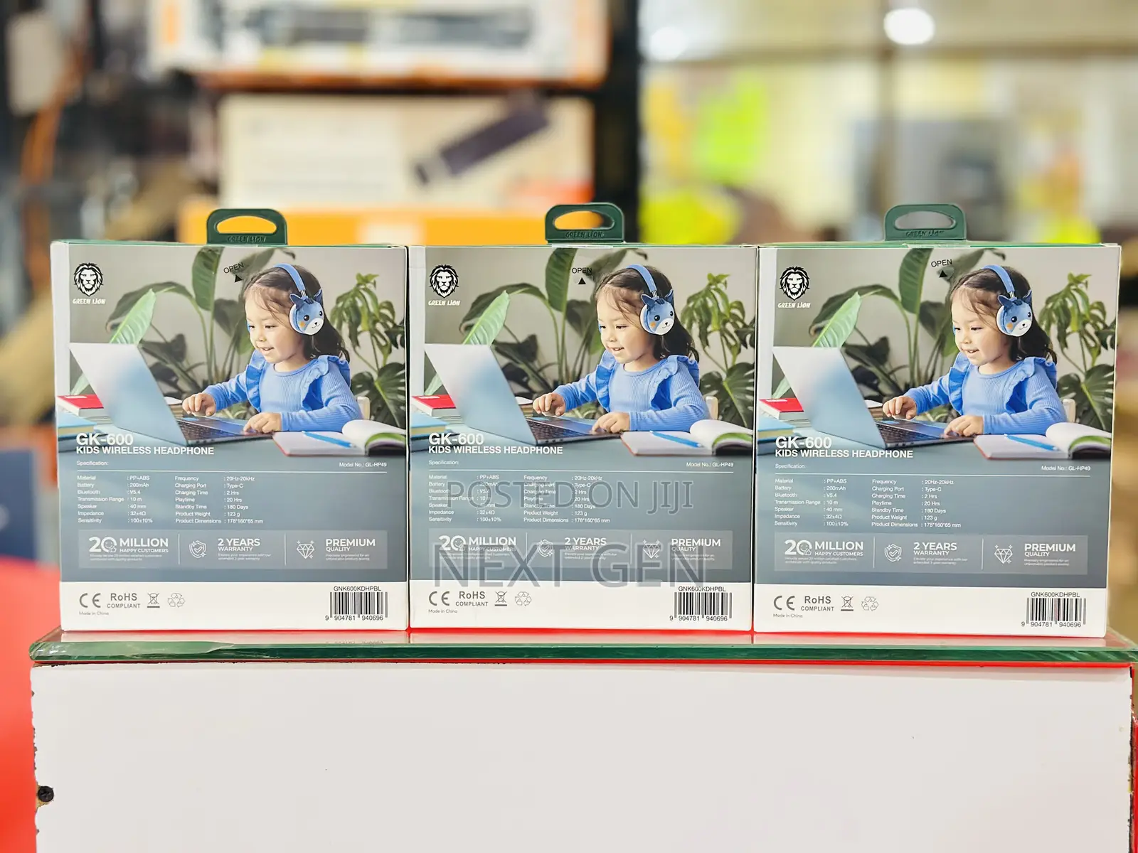 Green Lion Gk-600 Kids Wireless Headphone
