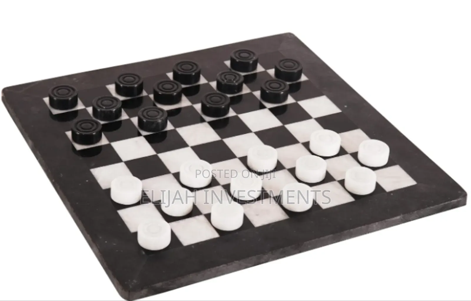 Marble Checkers Board Game