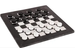Marble Checkers Board Game