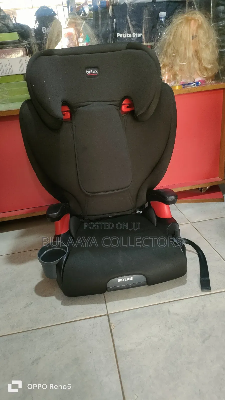 Uk Used Britax Skyline 2-Stage Belt-Positioning Booster Car Seat.