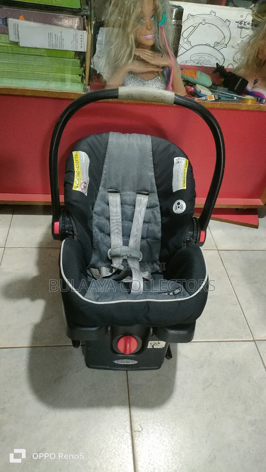 Uk Used Graco Snugride Infant Car Seat, for Rear-Facing Infants