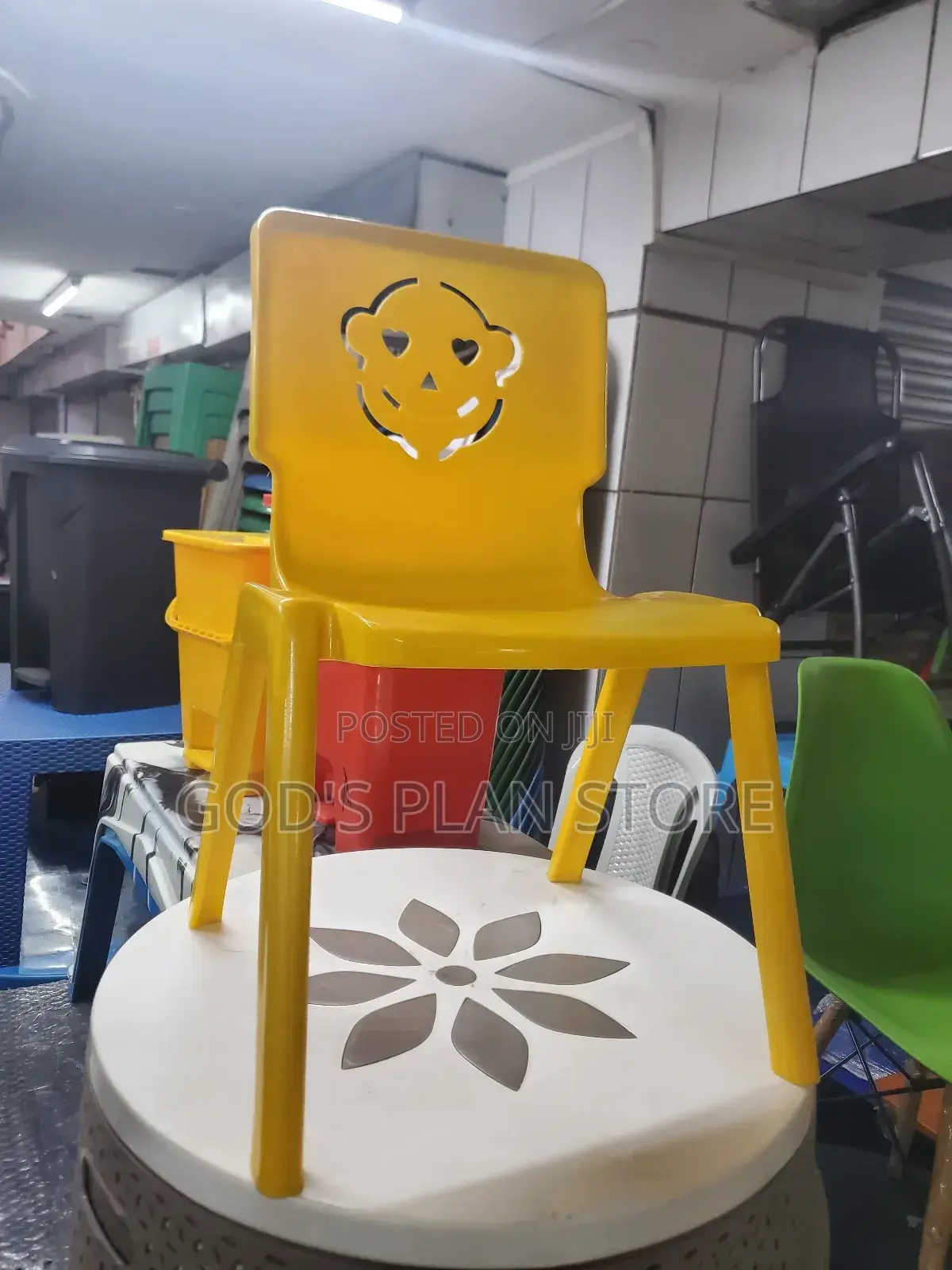 Baby Chair Hard Plastic/Yellow Plastic Kids Chairs