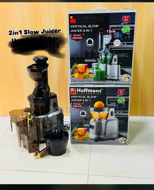 Hoffmans 2in 1 Vertical Slow Juicer New