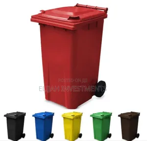 Large Outdoor Rolling Trash Can 120l