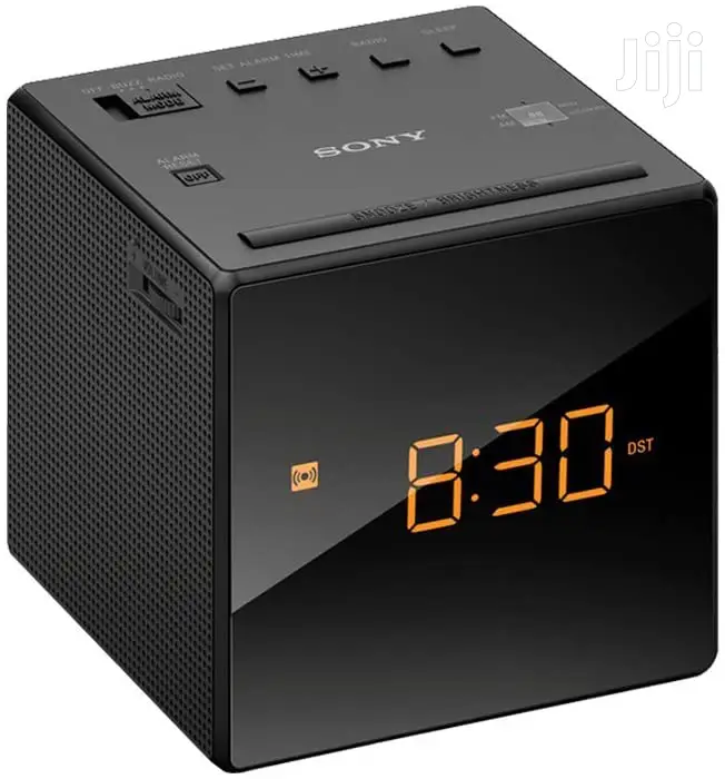 Sony Alarm Clock Radio LED Black