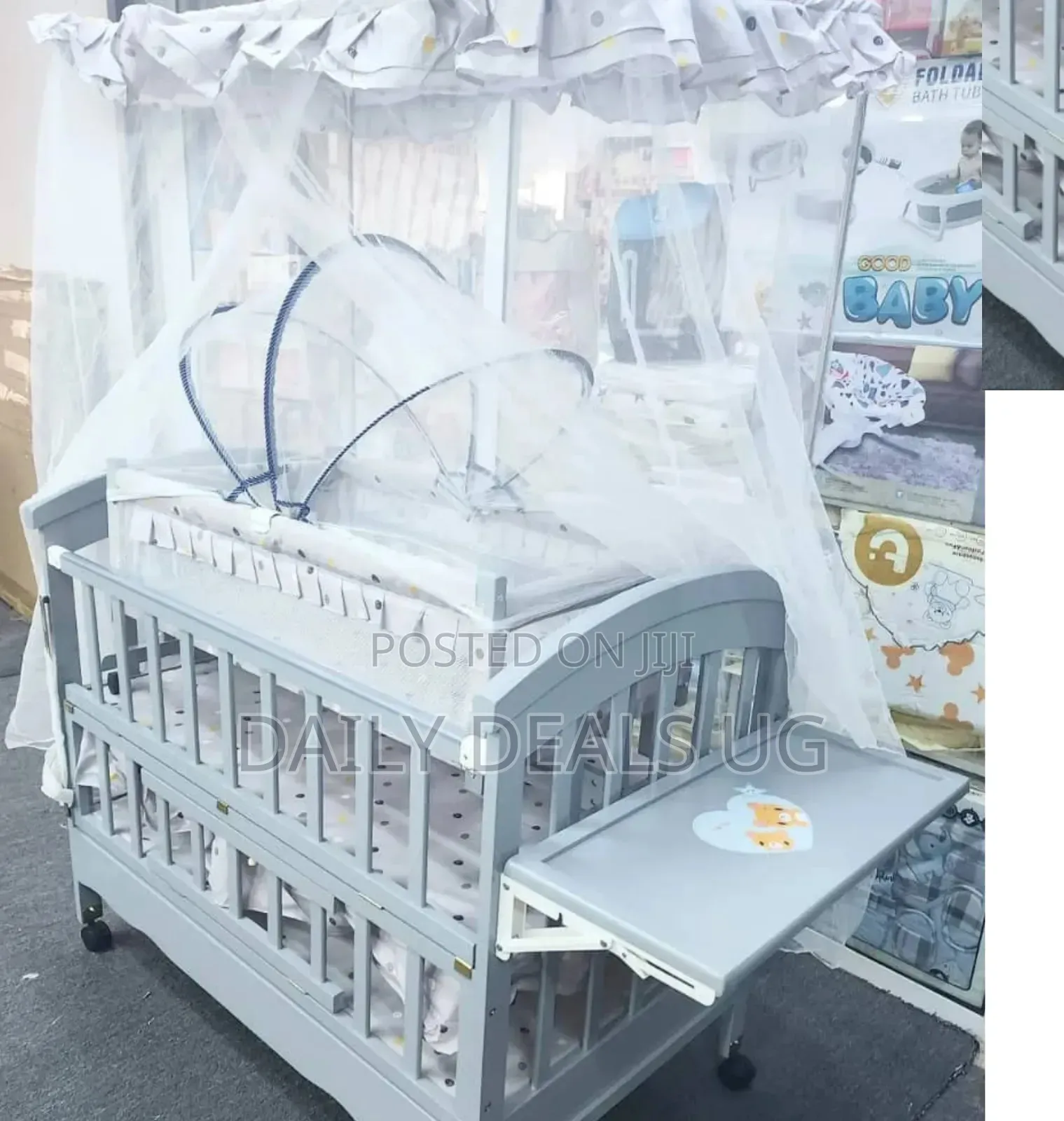 Baby Bed Set/ Baby Cot/ Crib With Mosquito Net