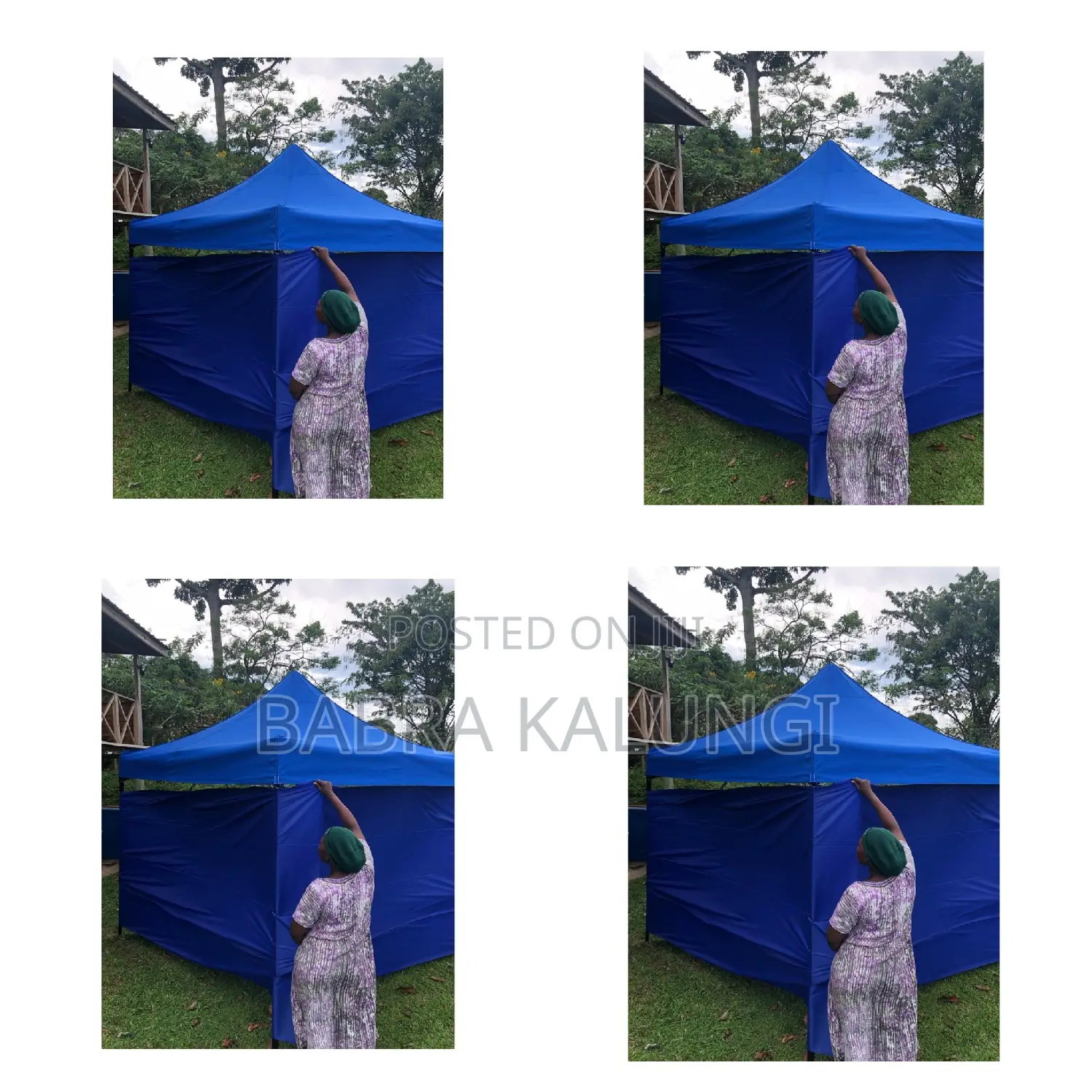 Foldable Blue Camping Tent