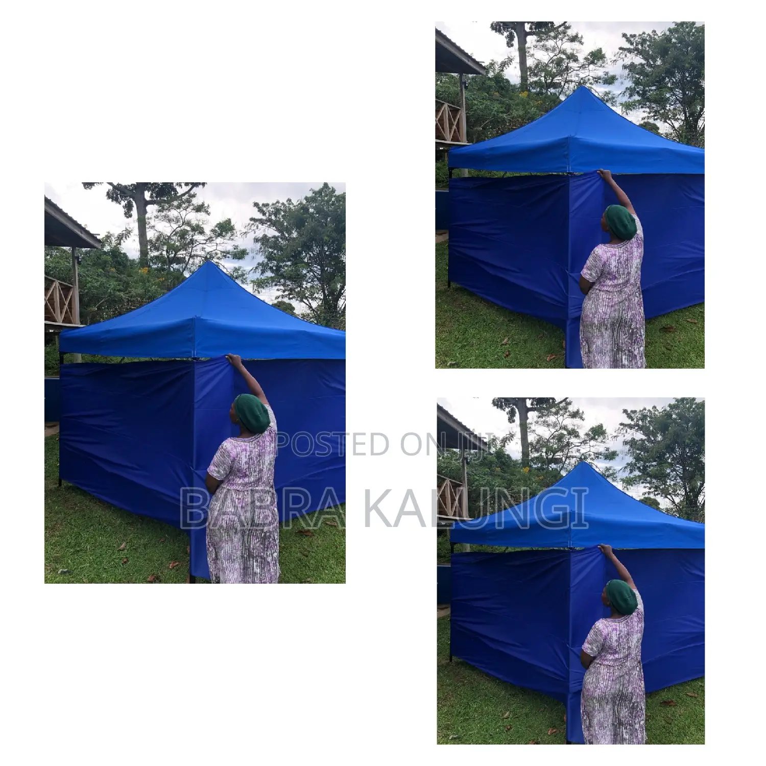 Foldable Blue Camping Tent
